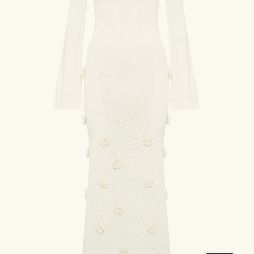 Meshki Kiki Off-Shoulder Maxi Dress in Ivory - Picture 4 of 4